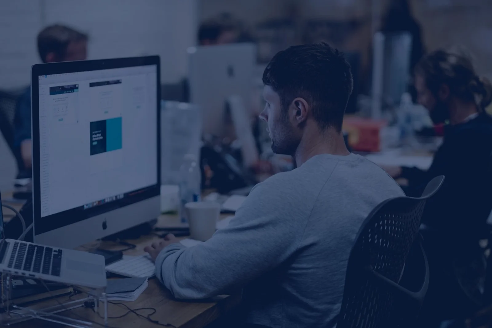 Digital transformation experts — office workspace